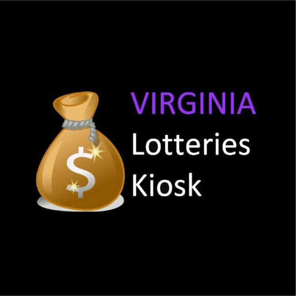 Virginia Lotteries Kiosk image with money bag